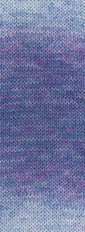 Meilenweit woolycell duo lana grossa mkmbilderonlineshop — gemaakt met Lana Grossa Woolycell Duo - Lana Grossa Woolycell Duo 6004 Rood-/Grijsviolet/Jeans