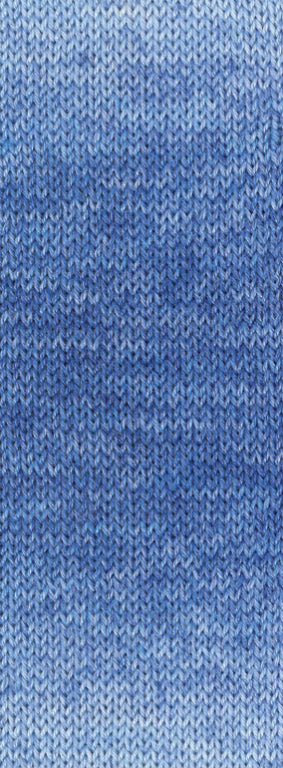Meilenweit woolycell duo lana grossa mkmbilderonlineshop — gemaakt met Lana Grossa Woolycell Duo - Lana Grossa Woolycell Duo 6005 Marine/Grijs/Lichtblauw