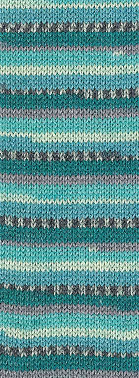 Meilenweit woolycell freddo lana grossa mkmbilderonlineshop — gemaakt met Lana Grossa Woolycell Freddo - Lana Grossa Woolycell Freddo 6044 Petrolgroen/Middelgrijs/Turquoise/Mint/Zeegroen/Donker-/Lichtgrijs