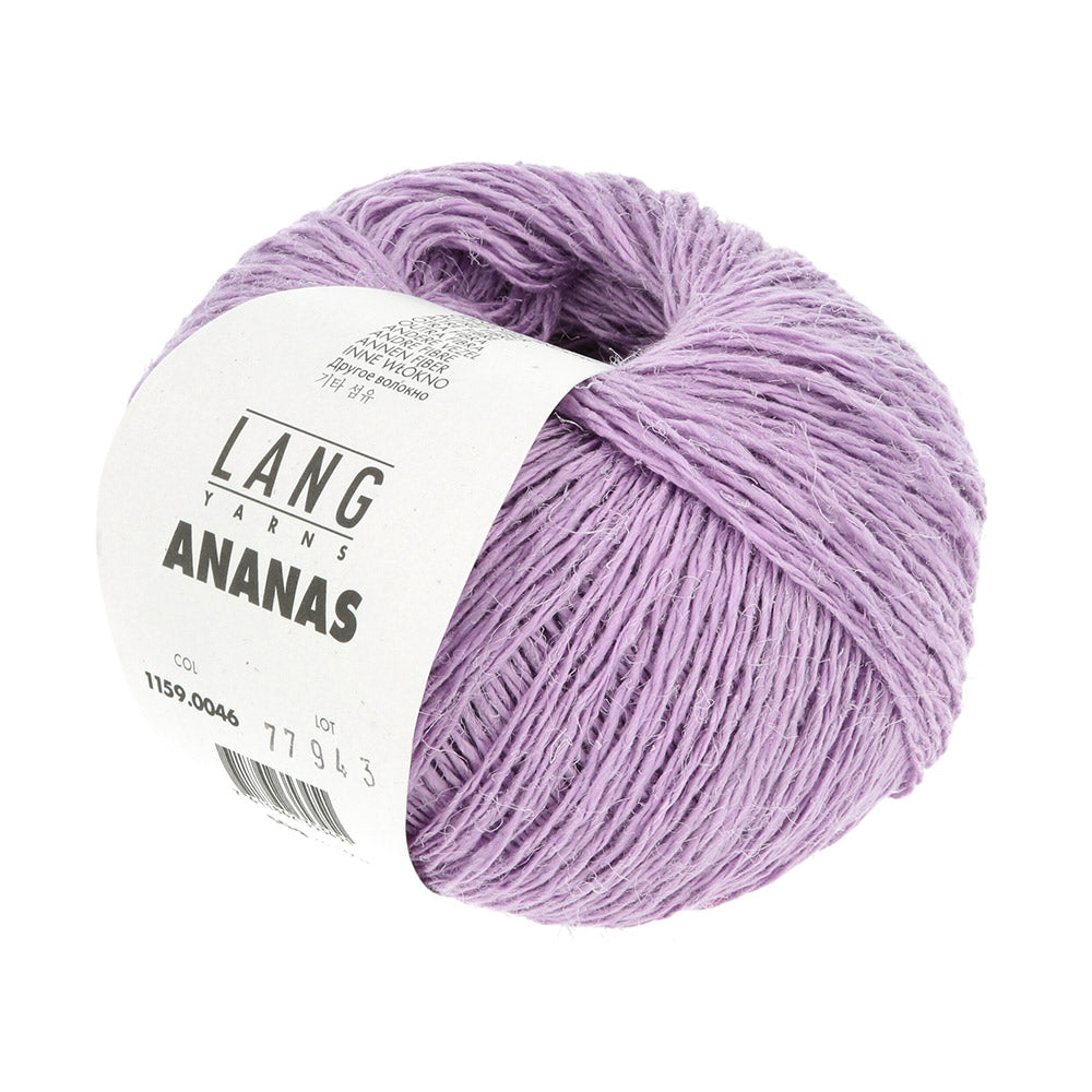 Langyarnsananas print — gemaakt met Lang Yarns Ananas