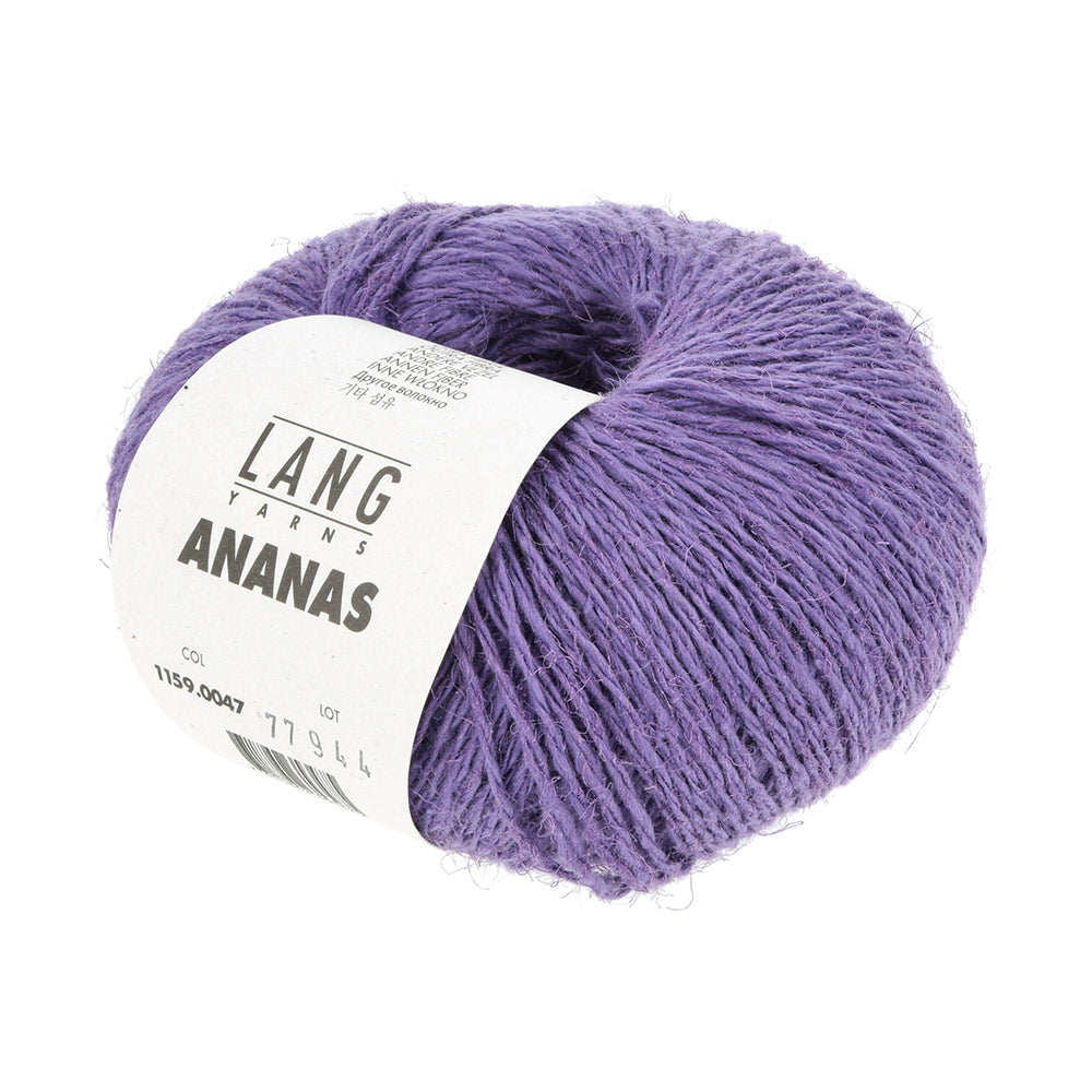 Langyarnsananas print — gemaakt met Lang Yarns Ananas