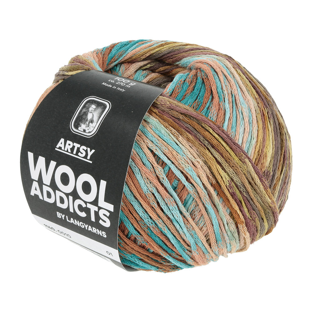 Langyarnsartsy print — gemaakt met Lang Yarns Artsy