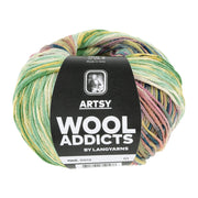 Lang Yarns Artsy 012 Groen/Geel/Roze/Petrol