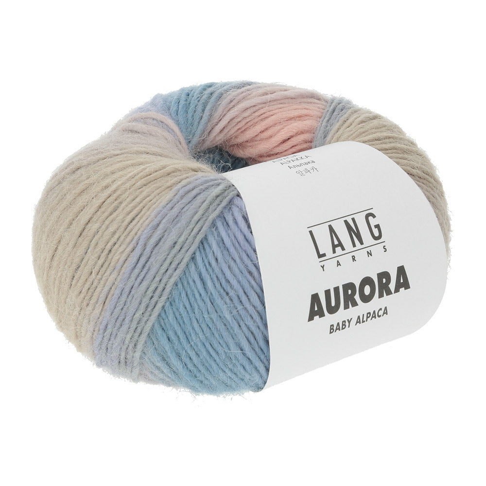 Langyarnsaurora print — gemaakt met Lang Yarns Aurora
