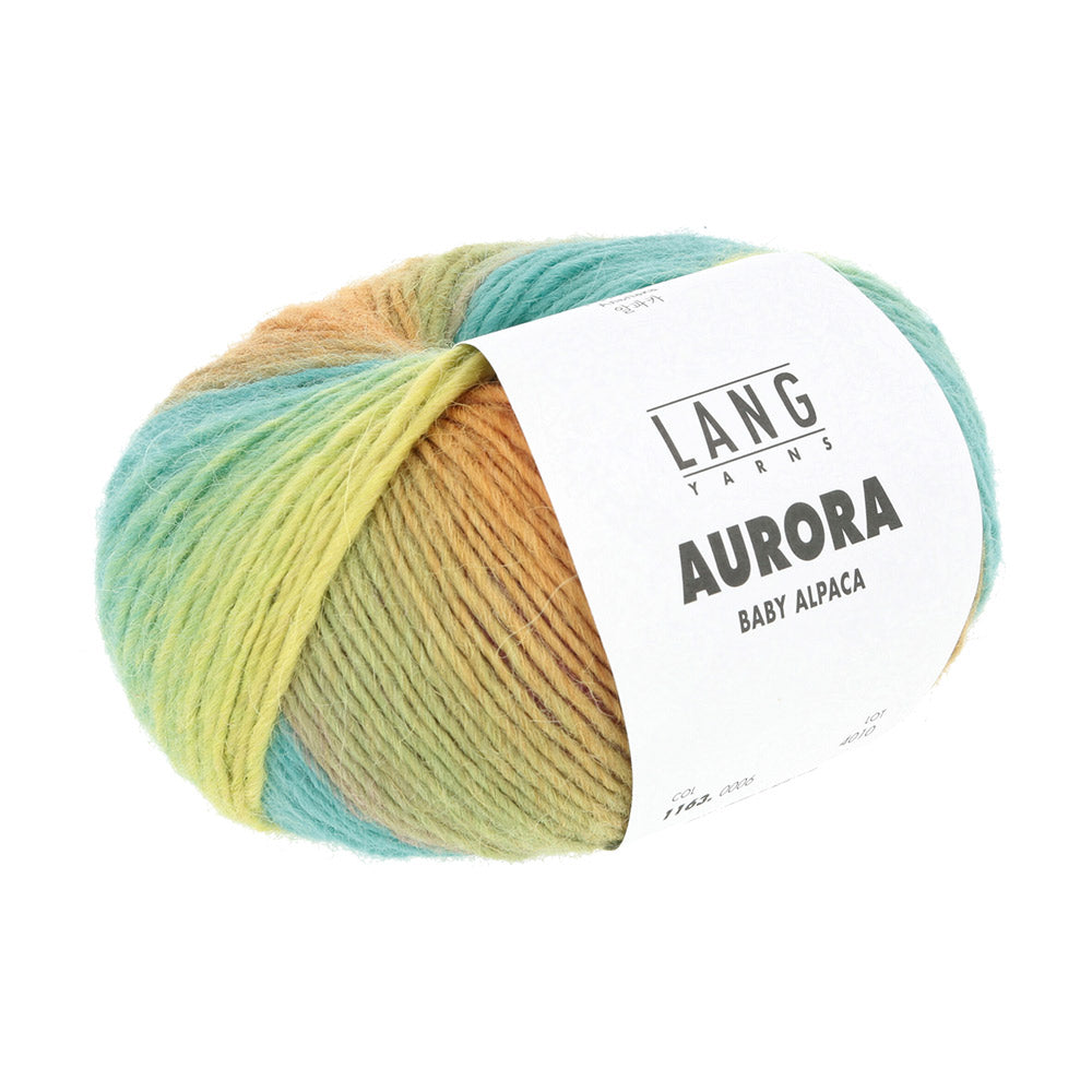 Langyarnsaurora print — gemaakt met Lang Yarns Aurora