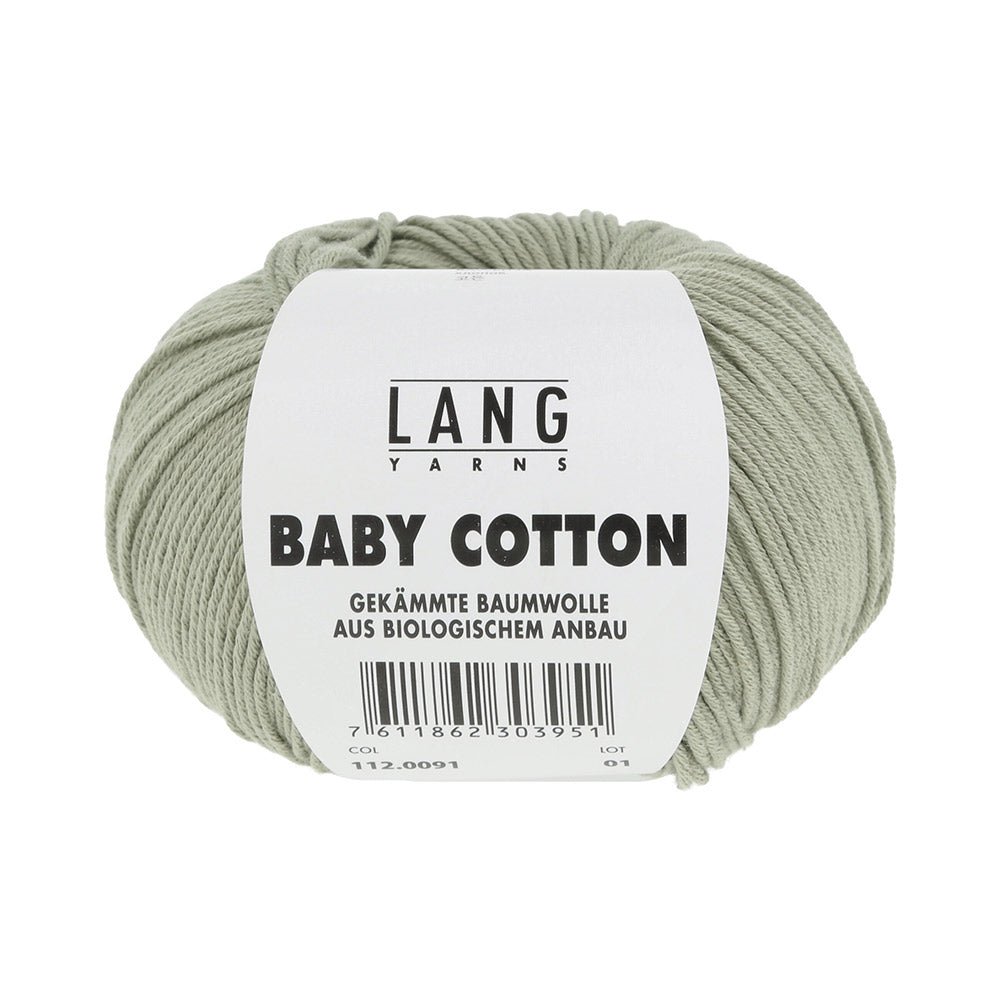 Lang Yarns Baby Cotton 0091 Pastelgroen