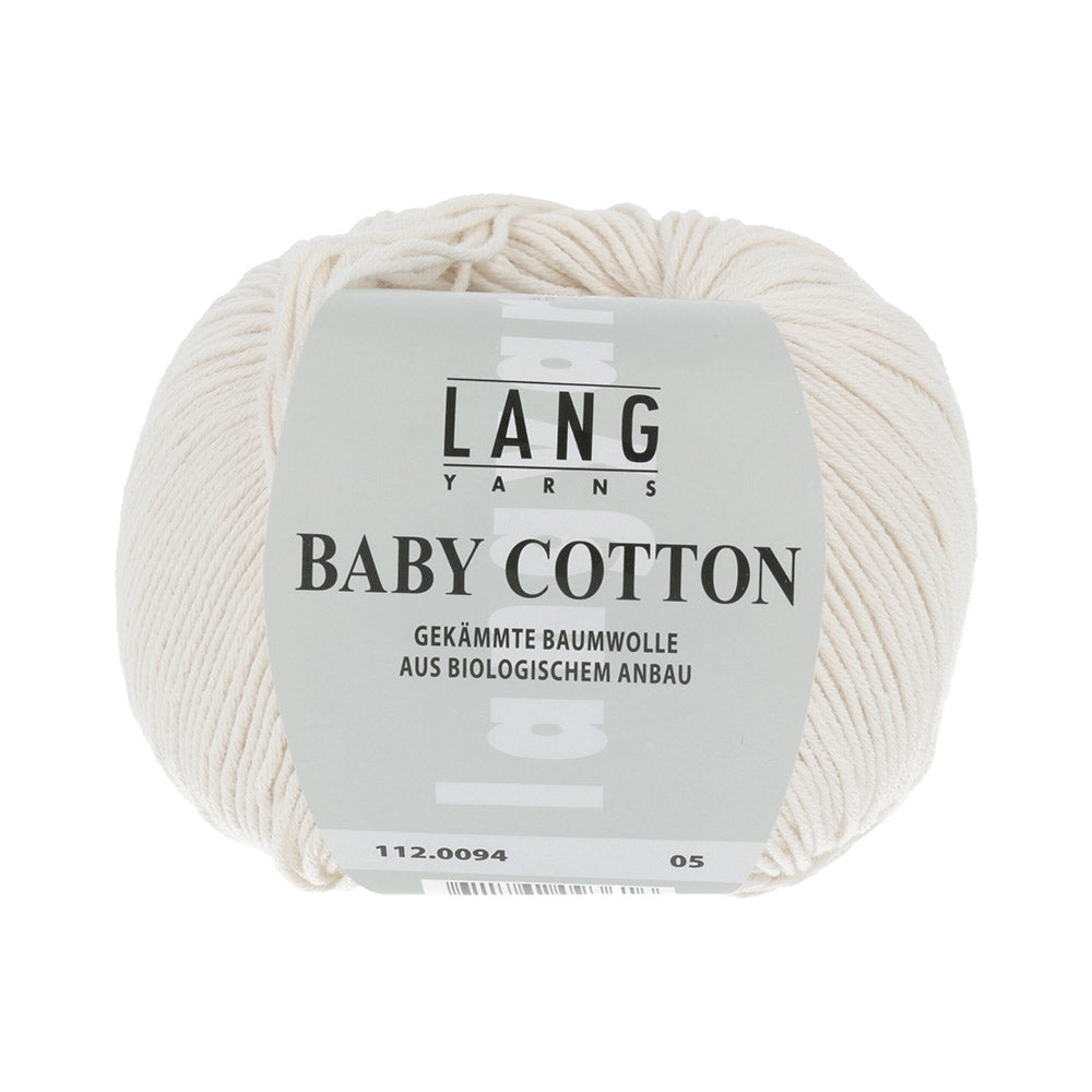 Lang Yarns Baby Cotton 0094 Gebroken Wit