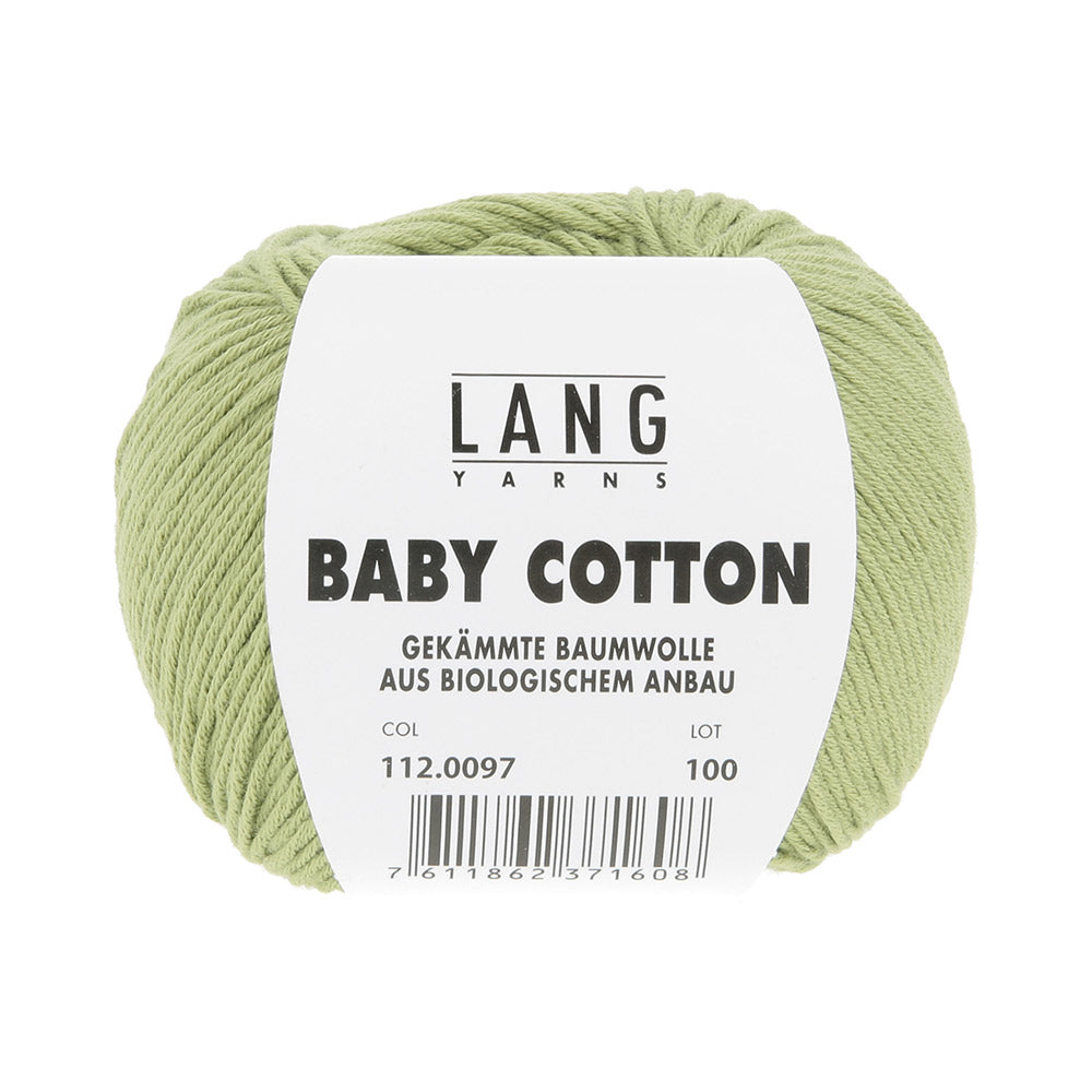 Lang Yarns Baby Cotton 0097 Licht Olijf