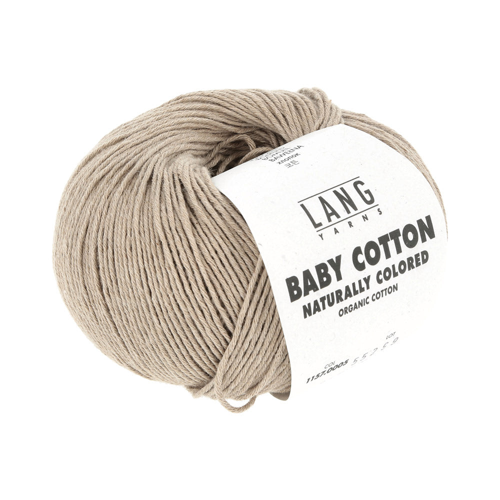 Langyarnsbabycottonnaturallycolored print — gemaakt met Lang Yarns Baby Cotton Naturally Colored