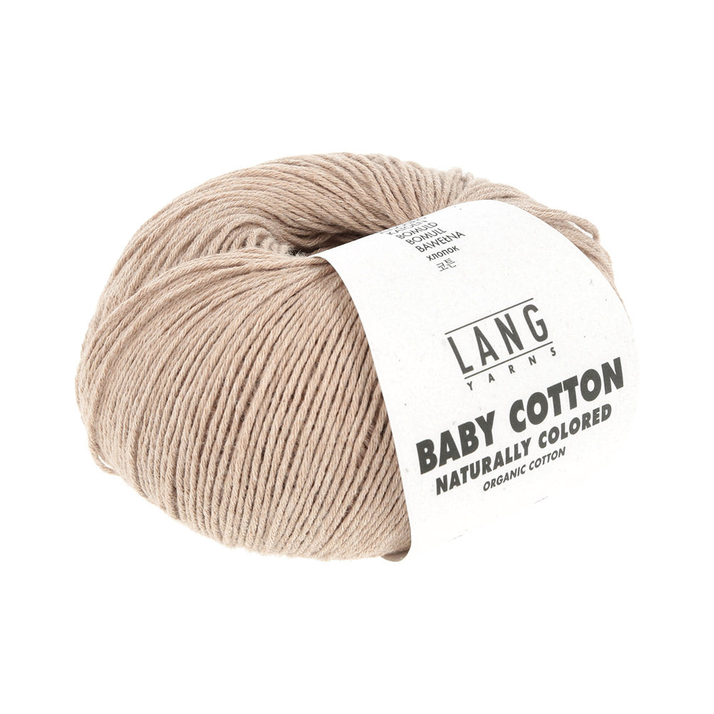 Langyarnsbabycottonnaturallycolored print — gemaakt met Lang Yarns Baby Cotton Naturally Colored