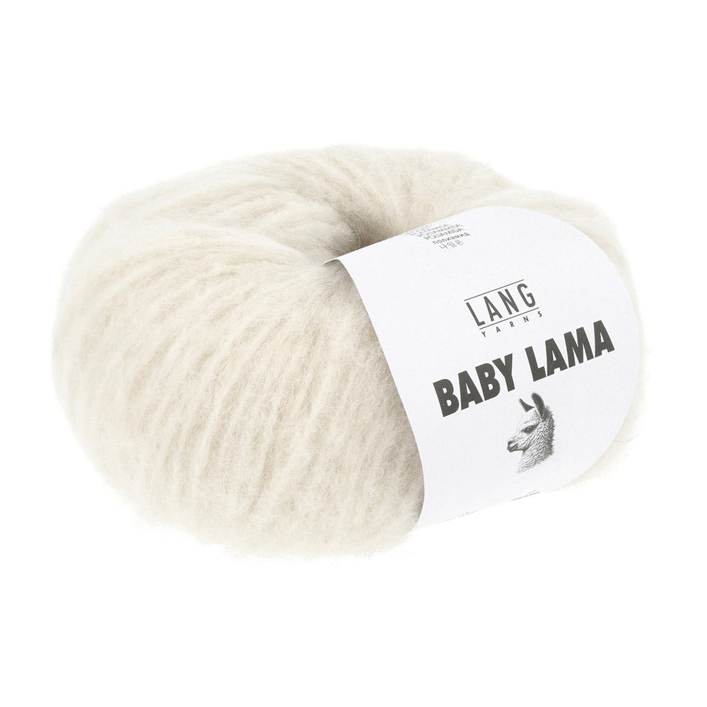 Langyarnsbabylama print — gemaakt met Lang Yarns Baby Lama