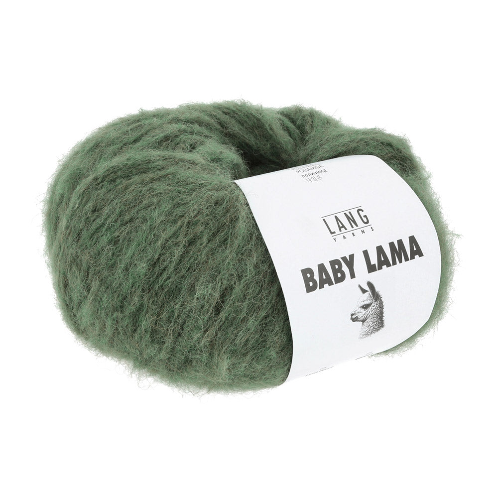 Langyarnsbabylama print — gemaakt met Lang Yarns Baby Lama