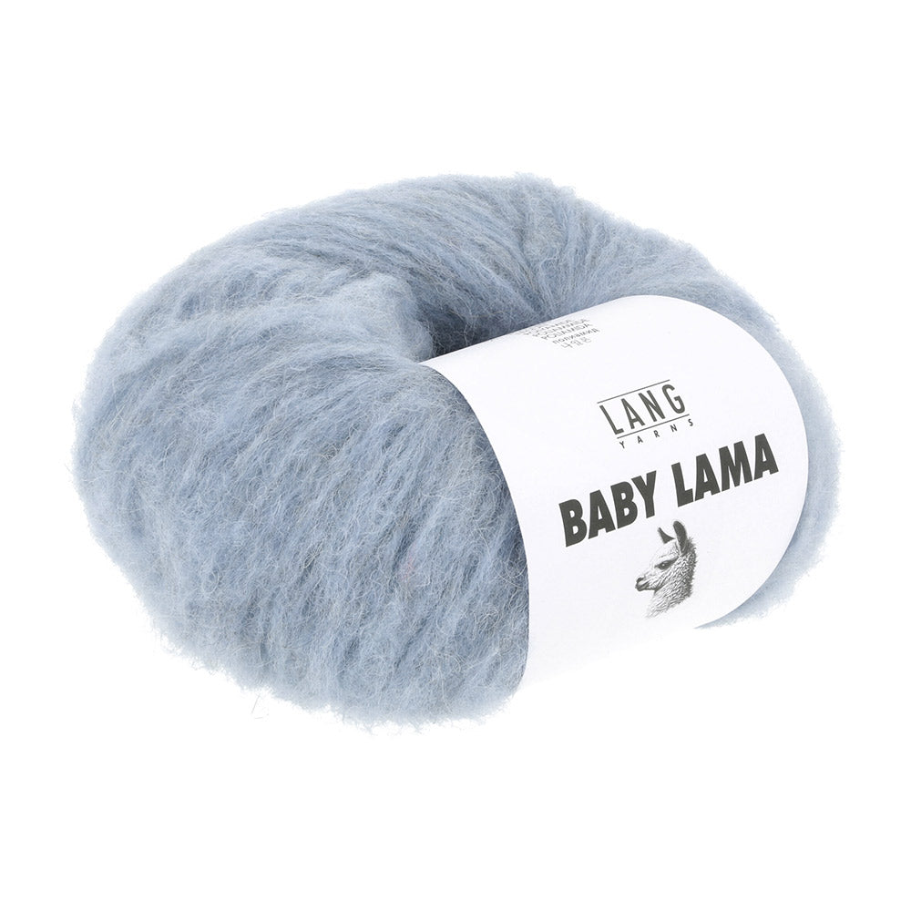 Langyarnsbabylama print — gemaakt met Lang Yarns Baby Lama