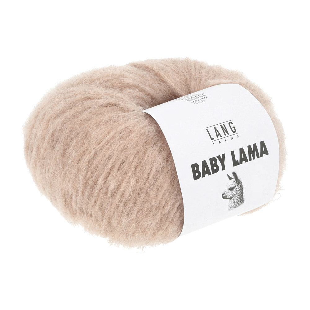 Langyarnsbabylama print — gemaakt met Lang Yarns Baby Lama