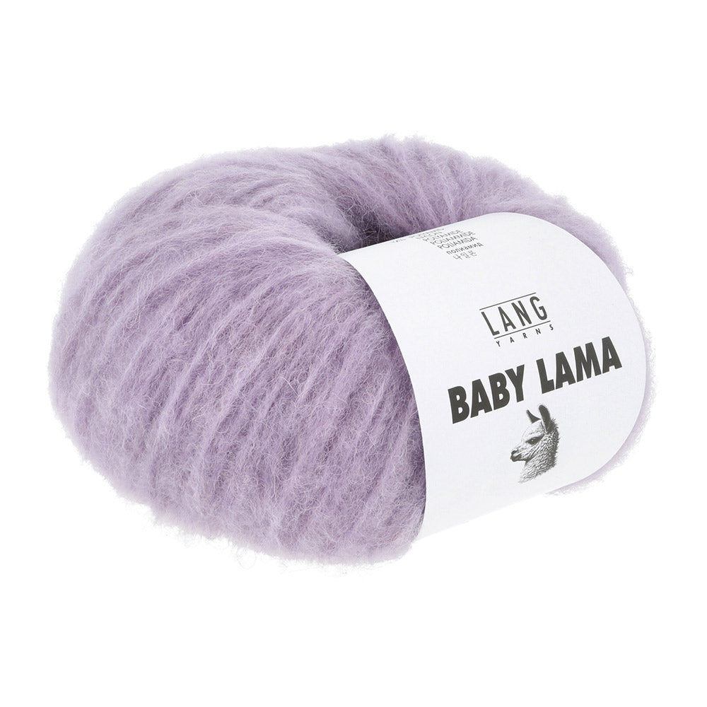 Langyarnsbabylama print — gemaakt met Lang Yarns Baby Lama