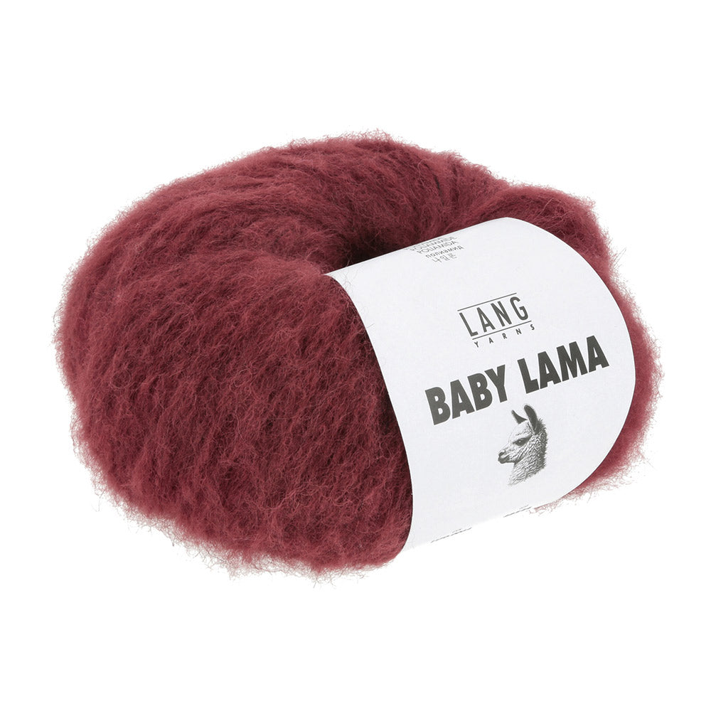 Langyarnsbabylama print — gemaakt met Lang Yarns Baby Lama