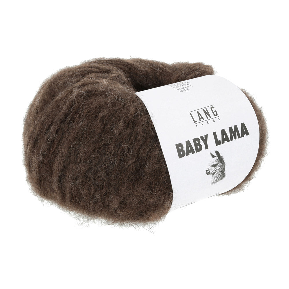 Langyarnsbabylama print — gemaakt met Lang Yarns Baby Lama