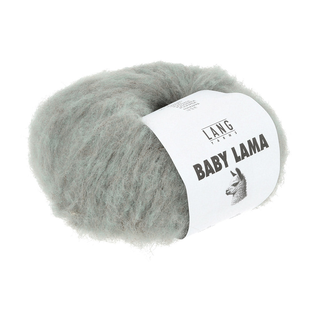 Langyarnsbabylama print — gemaakt met Lang Yarns Baby Lama