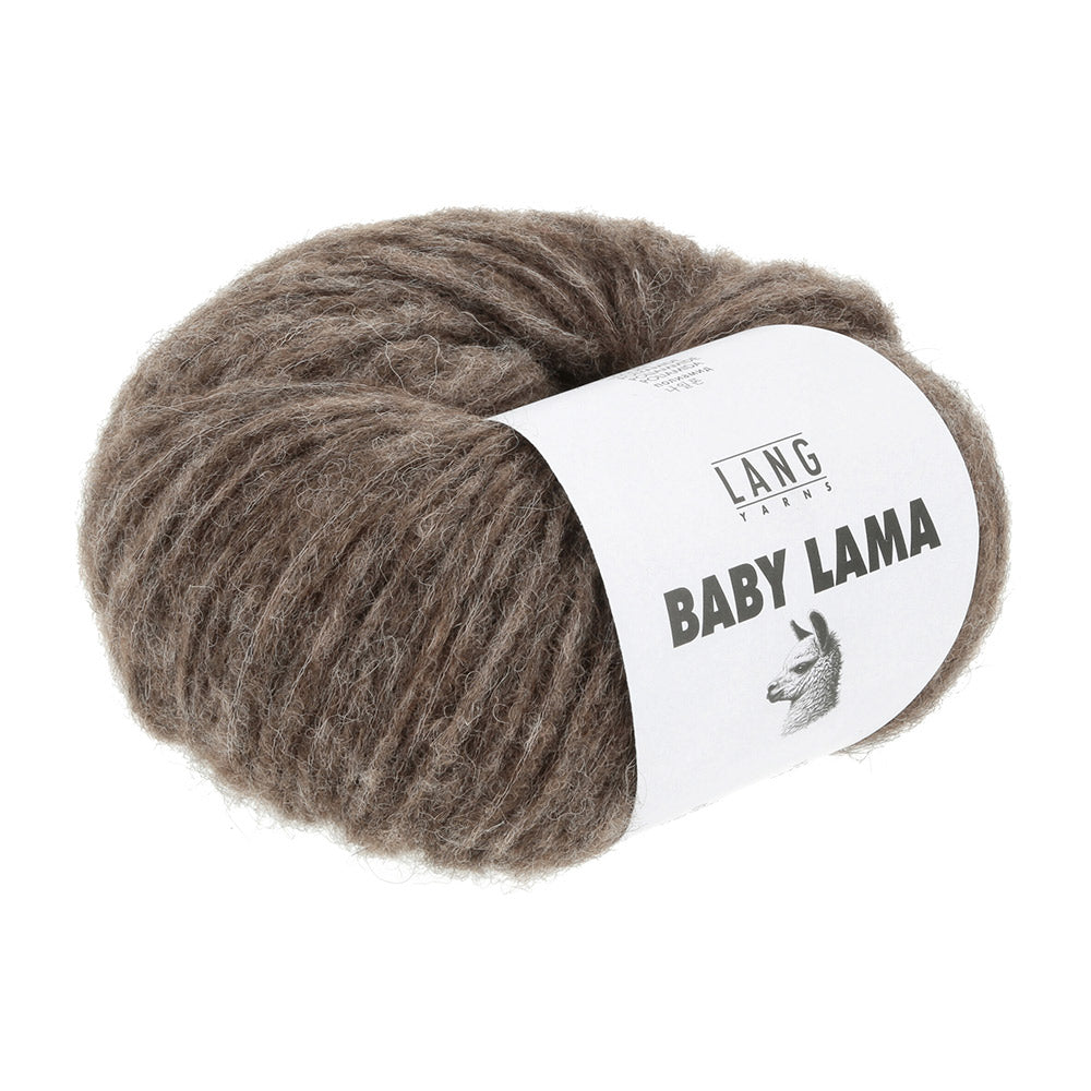 Langyarnsbabylama print — gemaakt met Lang Yarns Baby Lama