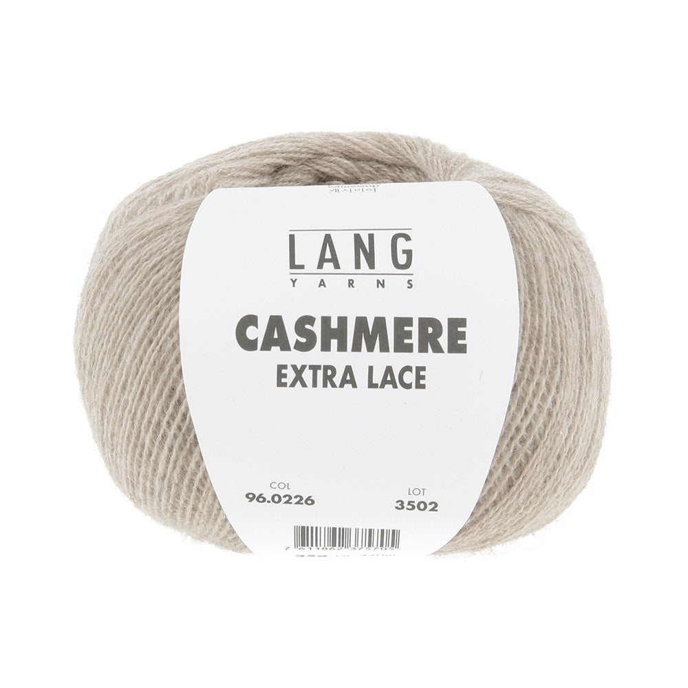 Lang Yarns Cashmere Extra Lace 0226 Zand Mélange