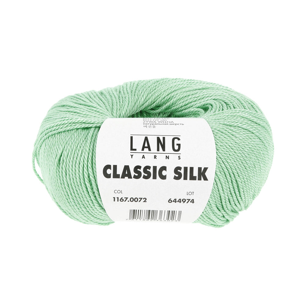 Lang Yarns Classic Silk 0072 Zeeschuim
