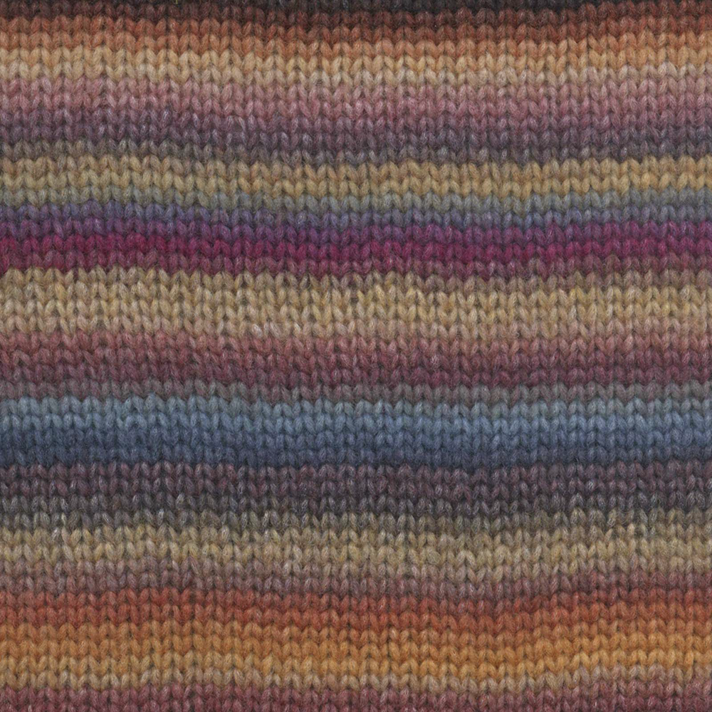 Lang Yarns Cloud 0012 Kastanje/Petroleum (7)