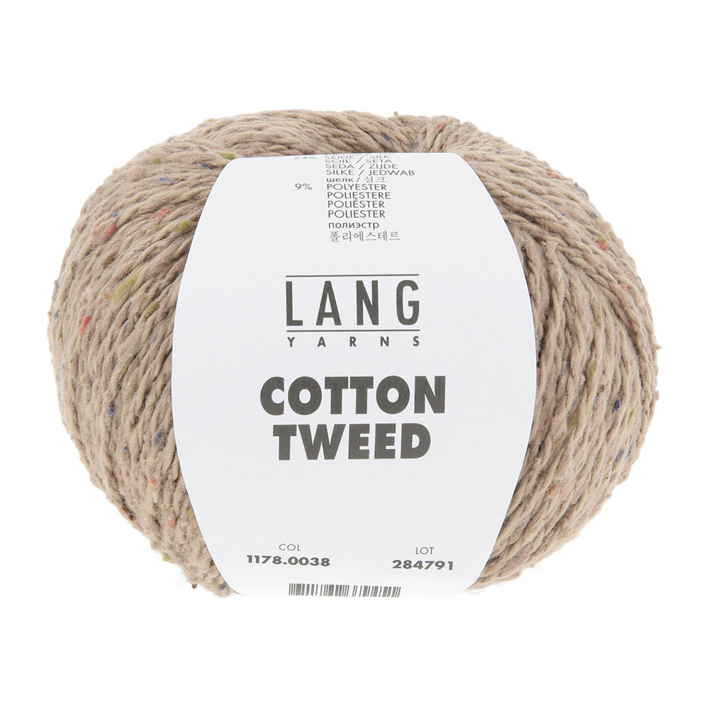 Lang Yarns Cotton Tweed 0038 Hazelnoot