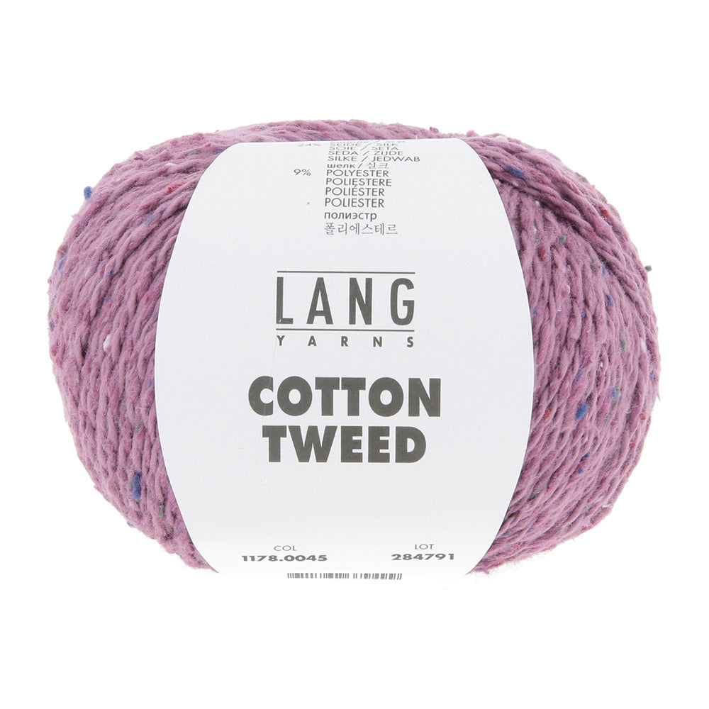 Lang Yarns Cotton Tweed 0048 Oudroze