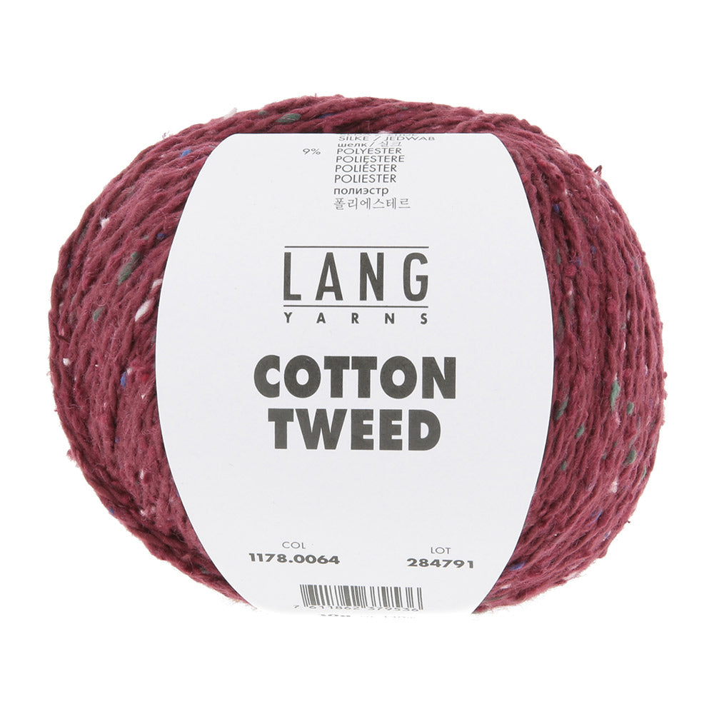 Lang Yarns Cotton Tweed 0064 Bordeaux