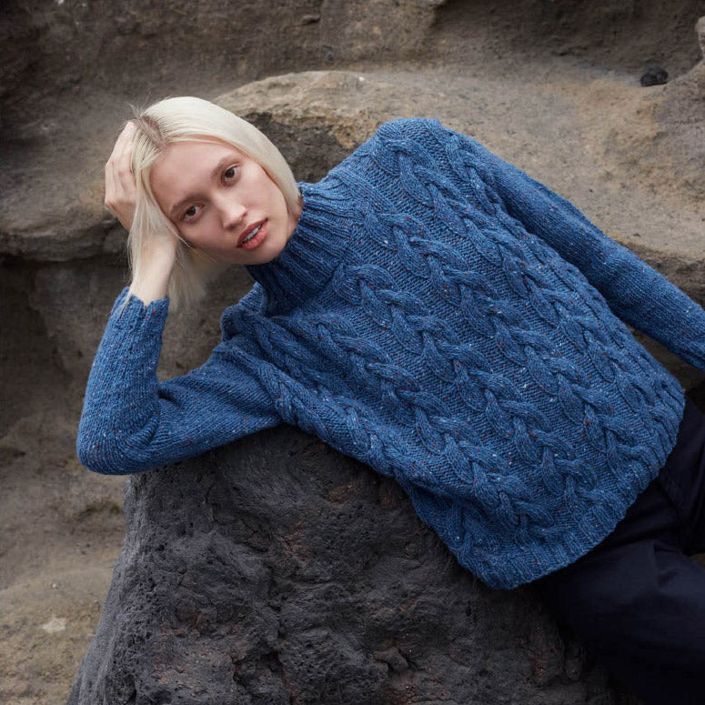Donegal tweed plus — sfeerbeeld met Lang Yarns Donegal Tweed+