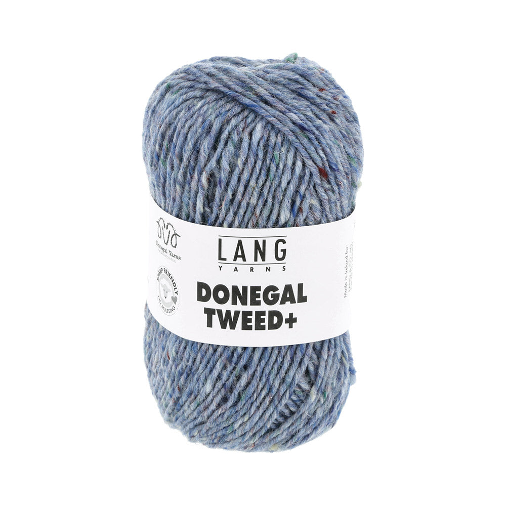 Lang Yarns Donegal Tweed+ 020 Lichtblauw
