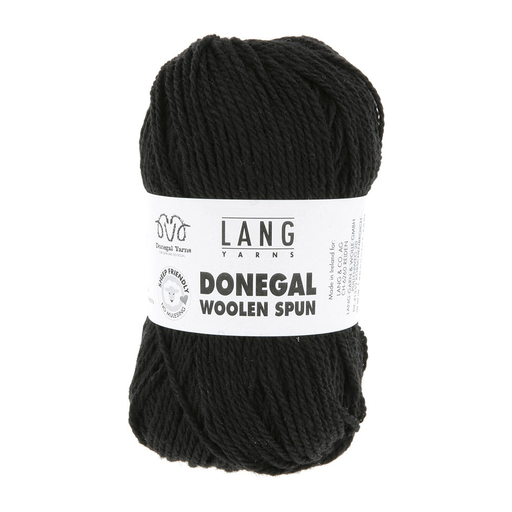 Lang Yarns Donegal Woolen Spun 0004 Zwart