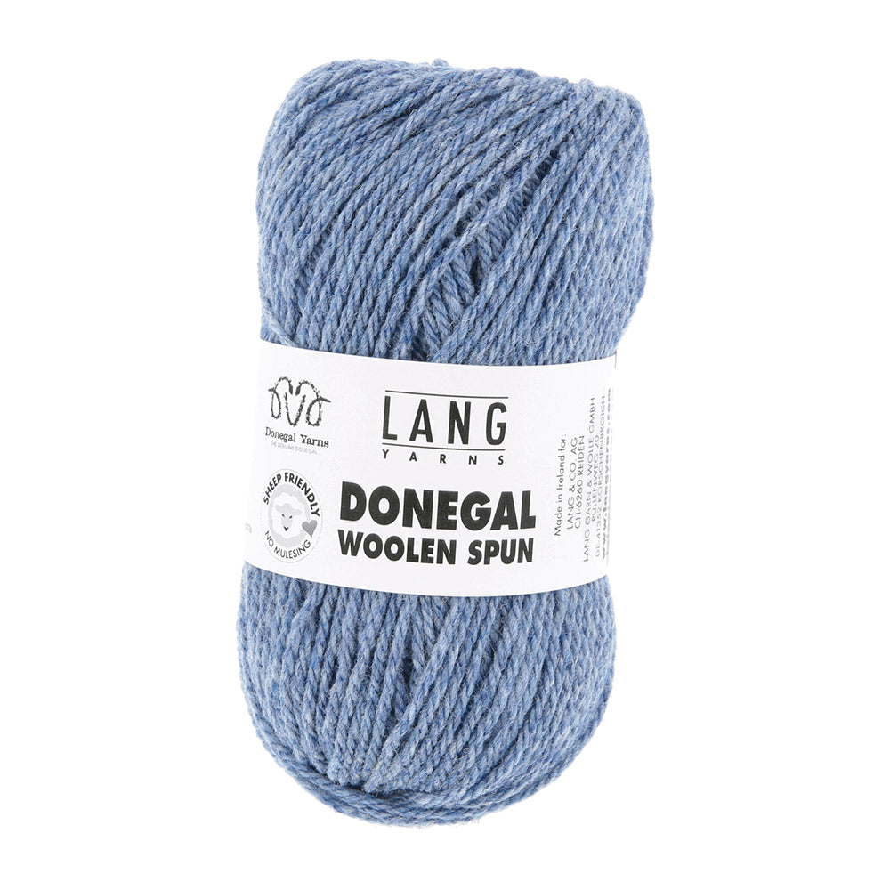 Lang Yarns Donegal Woolen Spun 0022 Blauw