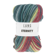 Lang Yarns Eternity 0001 Petrol/Bes/Lichtblauw/Lichtgroen