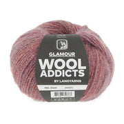 Lang Yarns Glamour 0048 Donkerroze/Roze