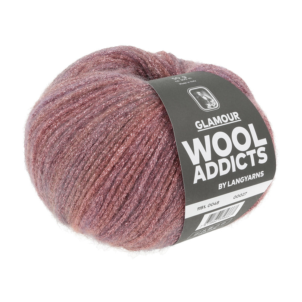 Langyarnsglamour print — gemaakt met Lang Yarns Glamour