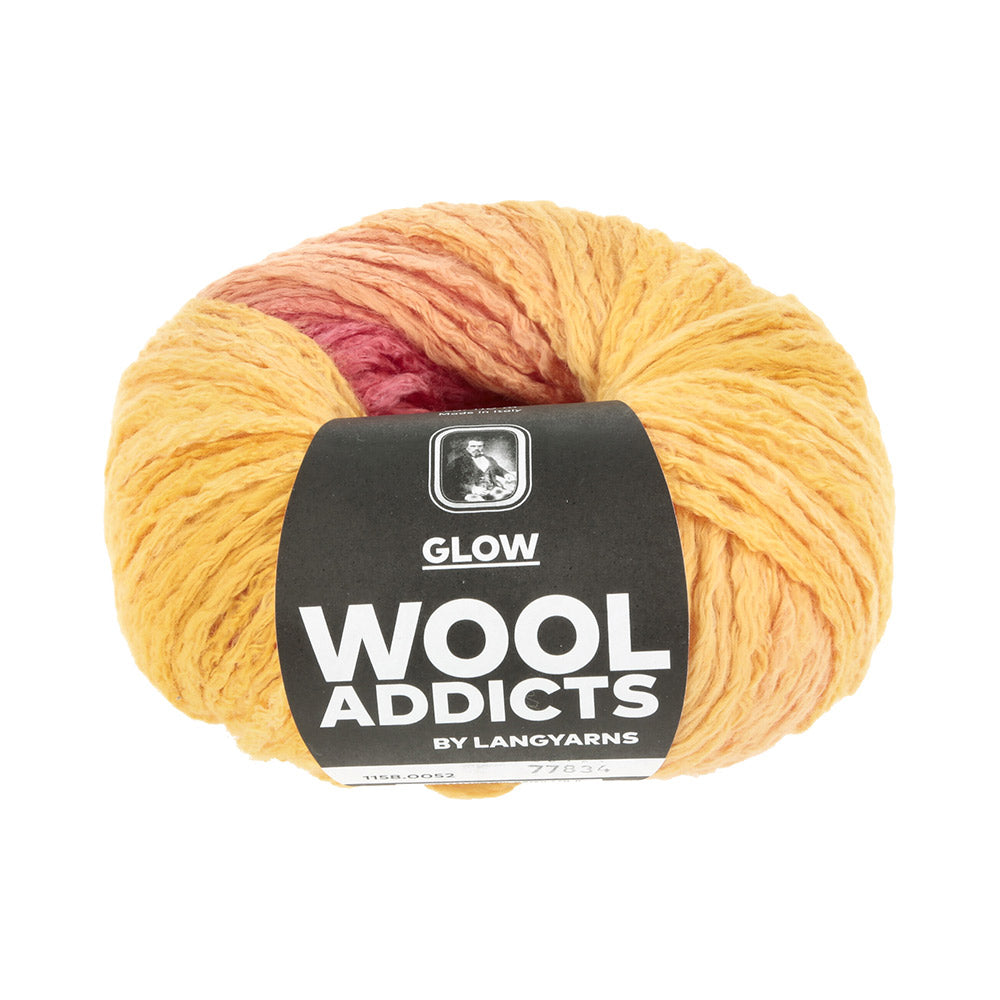 Lang Yarns Glow 0052 Oranje/Rood