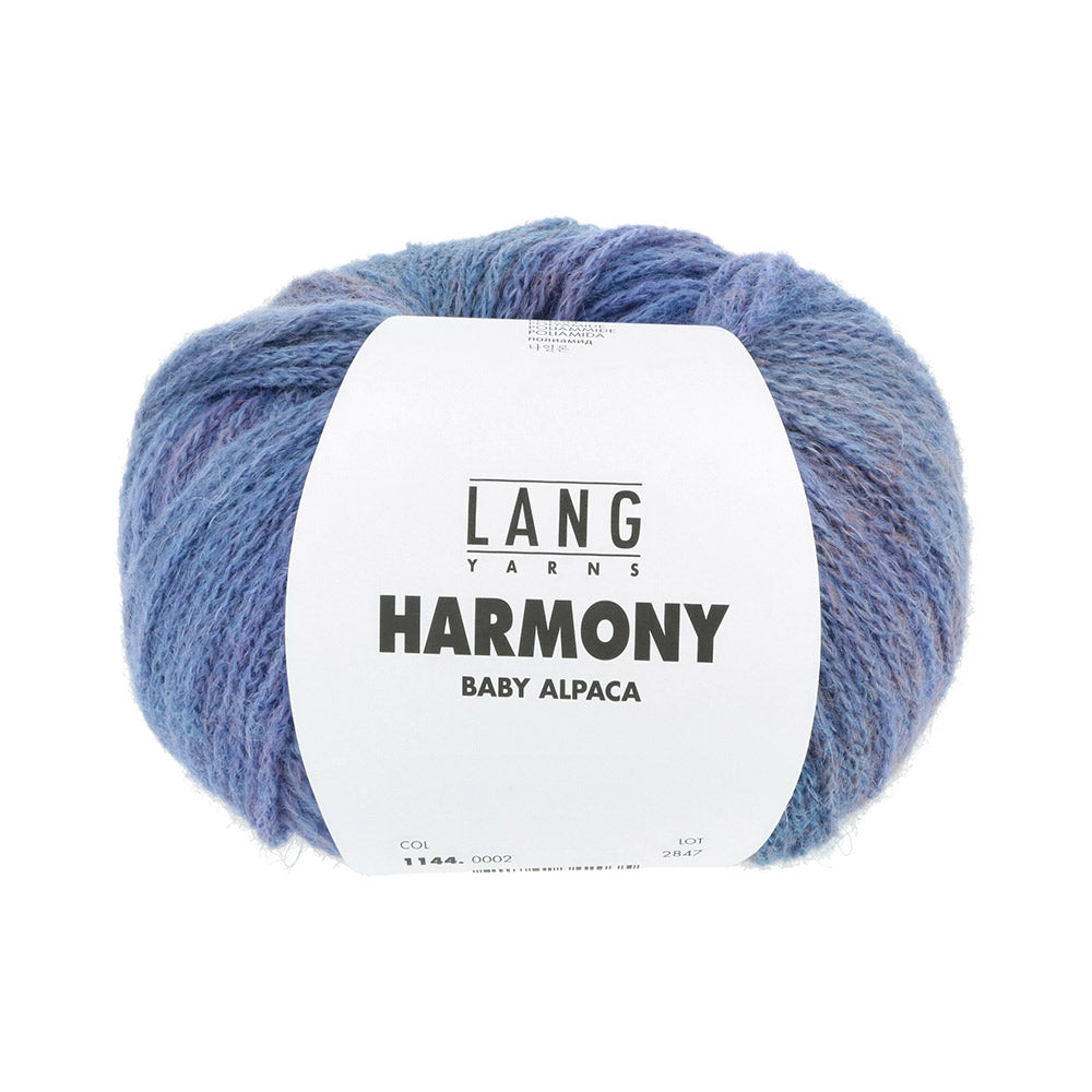 Lang Yarns Harmony 002 Blauw/Violet