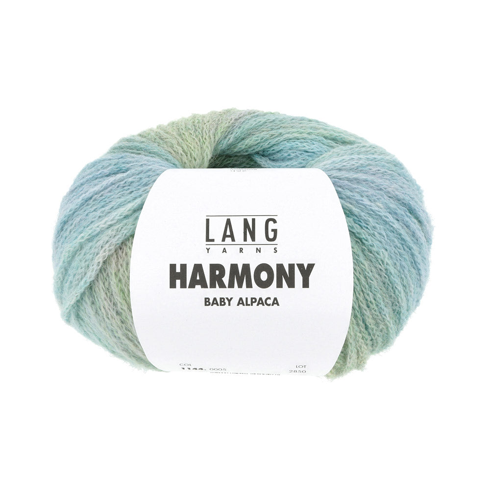 Lang Yarns Harmony 005 Munt/Lichtblauw