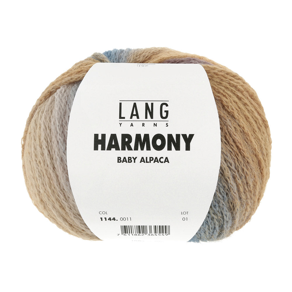 Lang Yarns Harmony 011 Bruin/Olijf/Lila/Roze