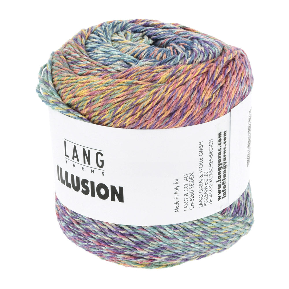 Langyarnsillusion print — gemaakt met Lang Yarns Illusion