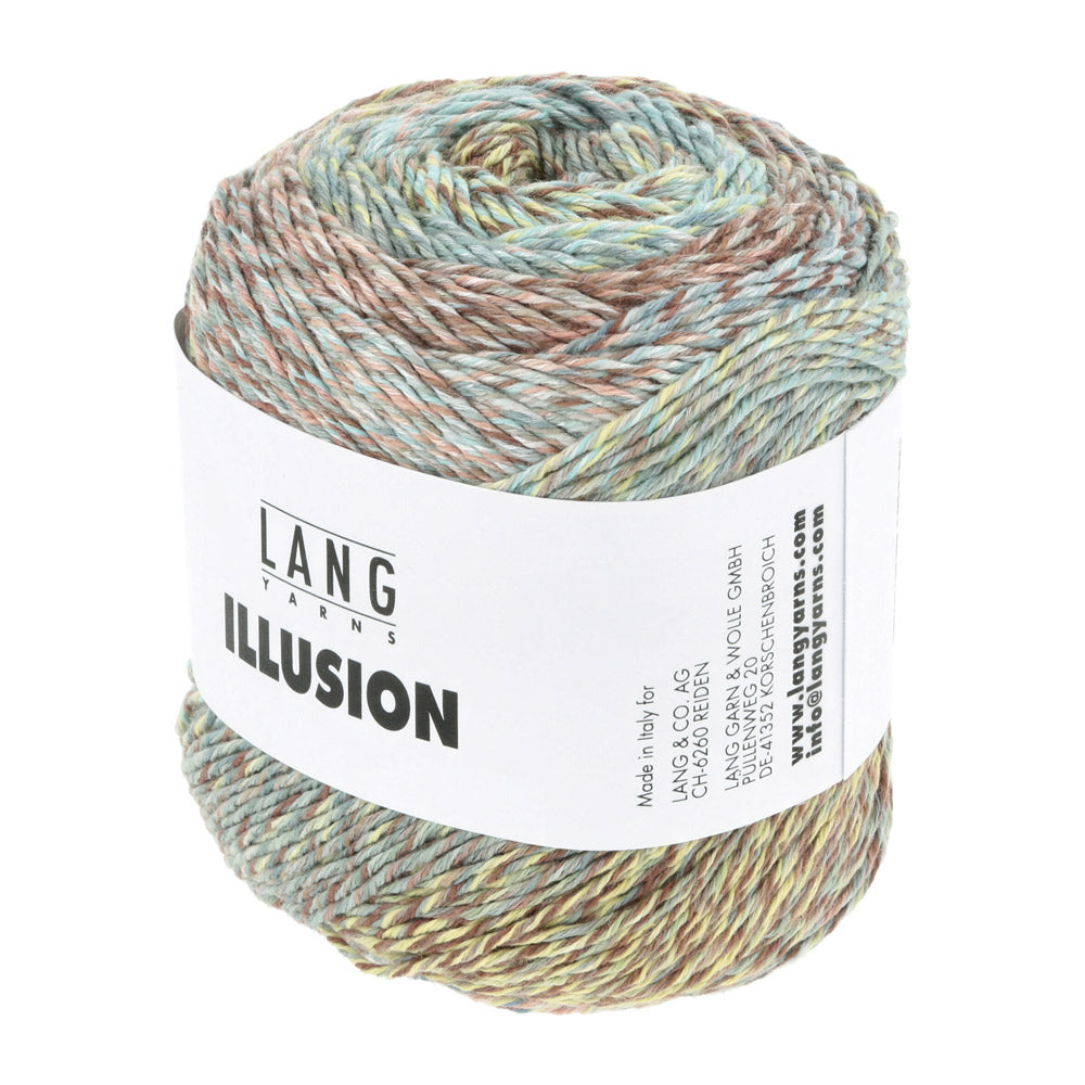 Langyarnsillusion print — gemaakt met Lang Yarns Illusion