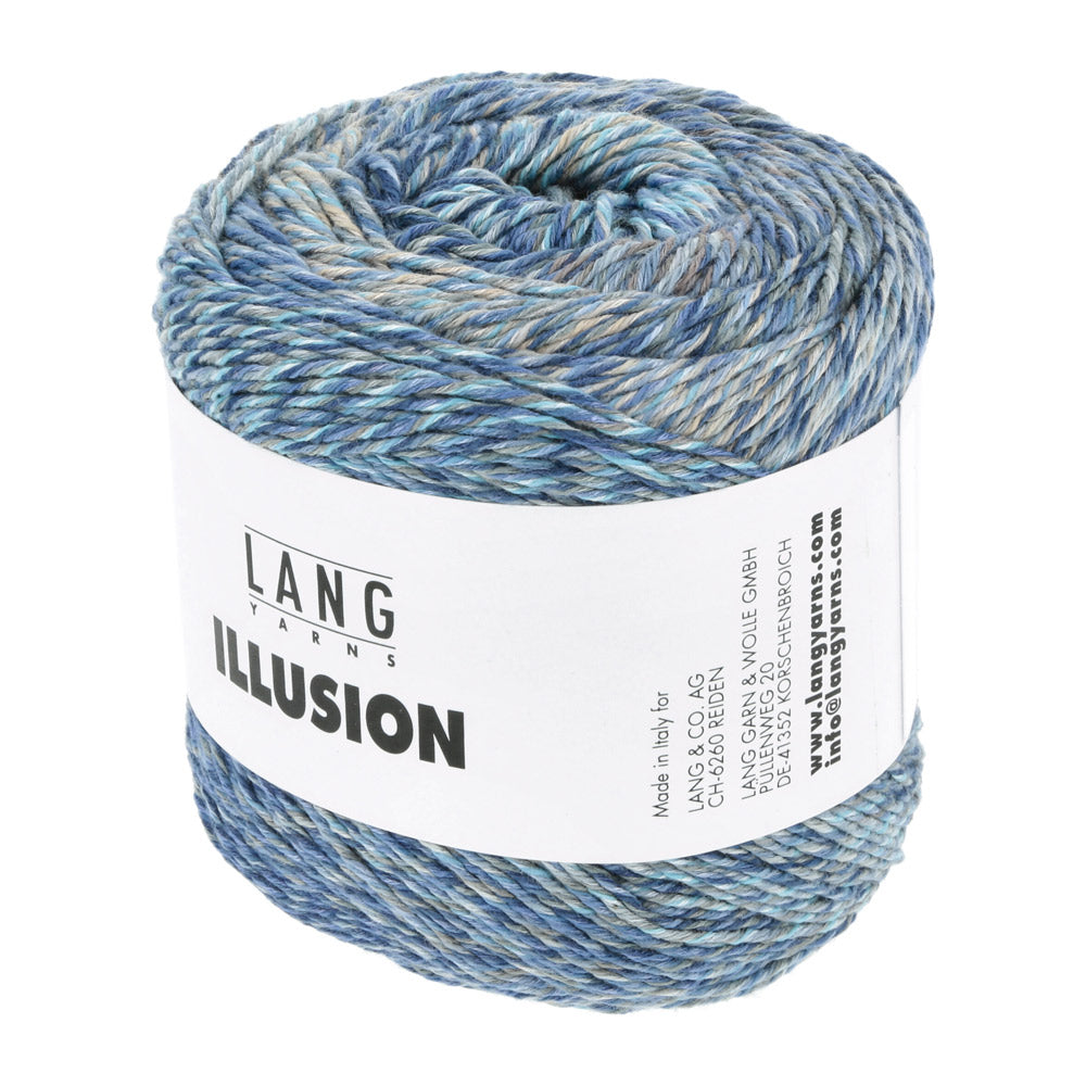 Langyarnsillusion print — gemaakt met Lang Yarns Illusion