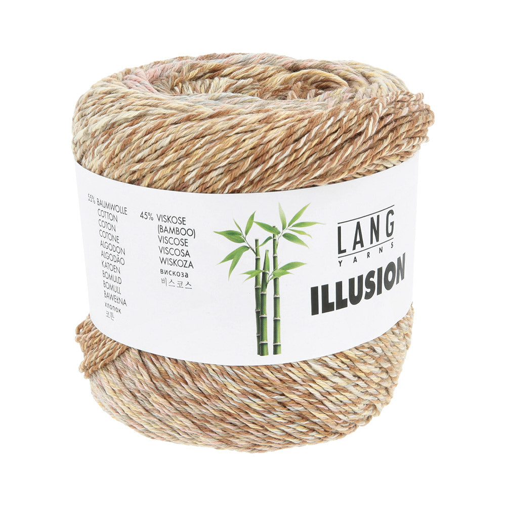 Langyarnsillusion print — gemaakt met Lang Yarns Illusion