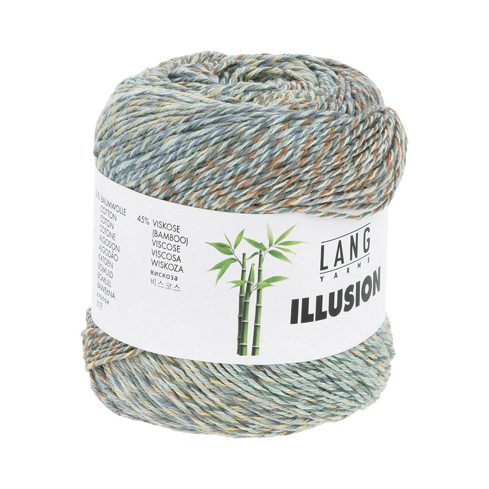 Langyarnsillusion print — gemaakt met Lang Yarns Illusion