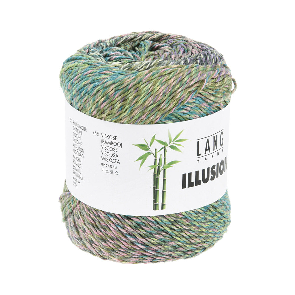 Langyarnsillusion print — gemaakt met Lang Yarns Illusion