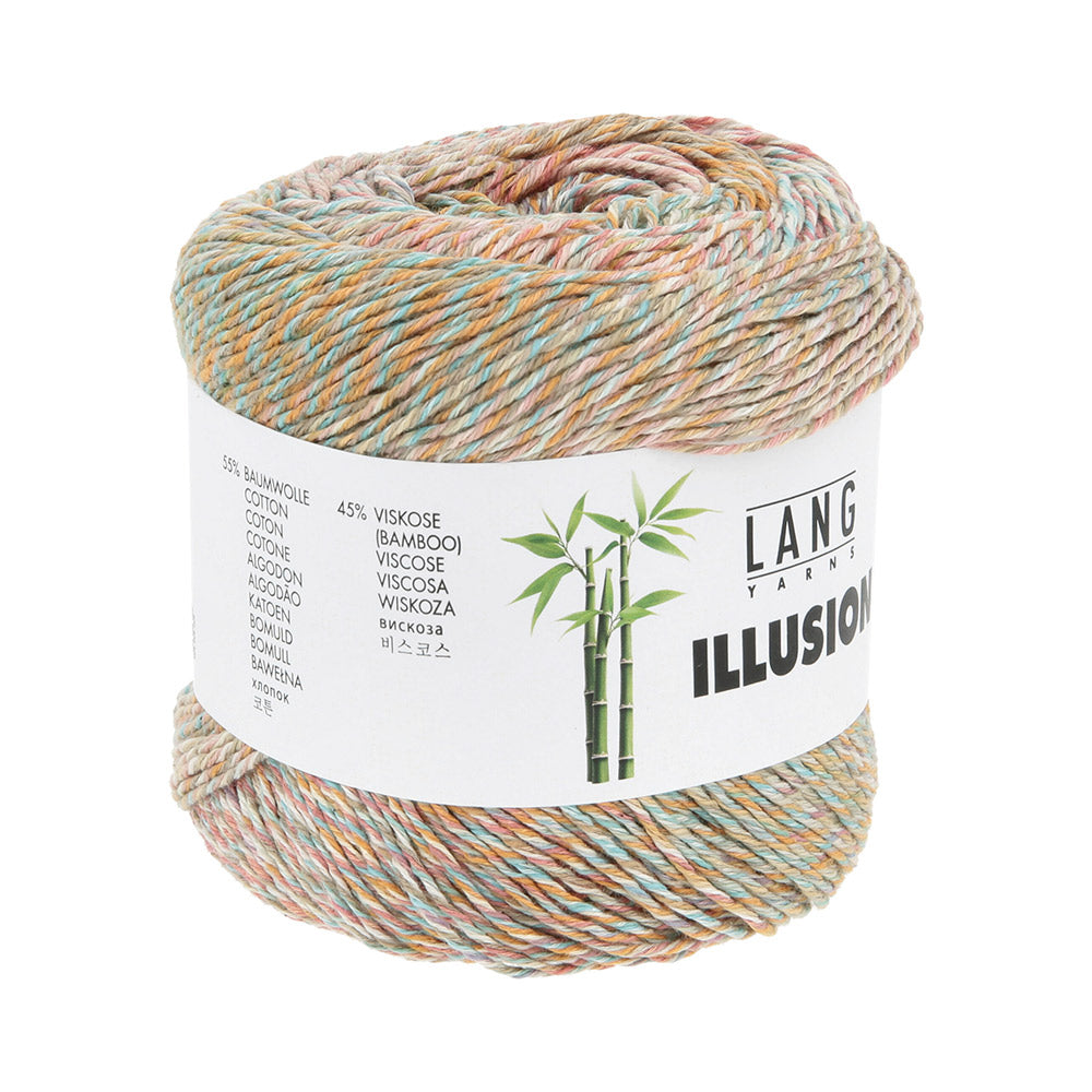 Langyarnsillusion print — gemaakt met Lang Yarns Illusion