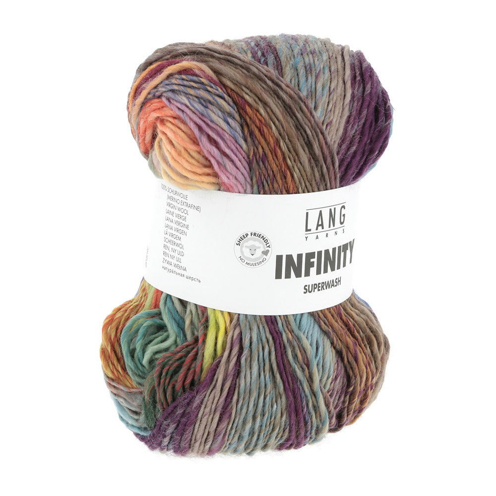 Langyarnsinfinity print — gemaakt met Lang Yarns Infinity