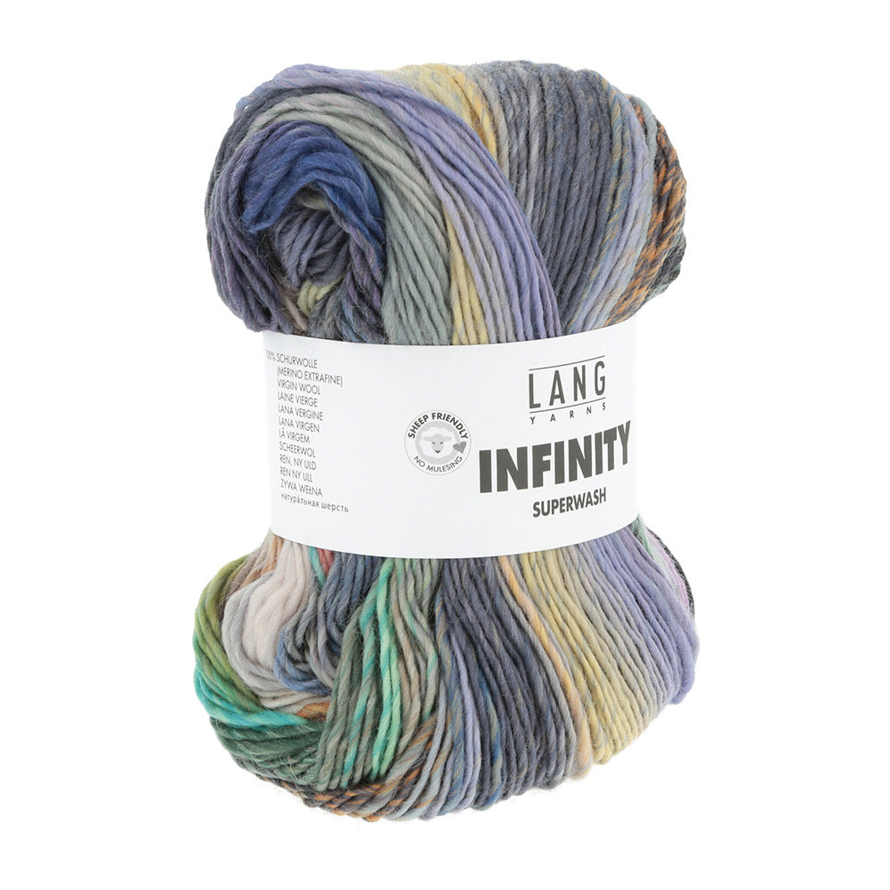 Langyarnsinfinity print — gemaakt met Lang Yarns Infinity