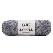 Lang Yarns Jawoll Superwash 151 Blauw/Licht Grijs Melange